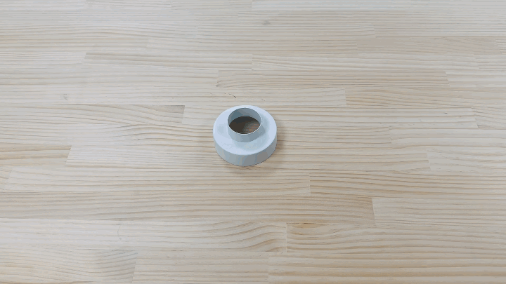 Installing the flexible tube onto the connector.gif
