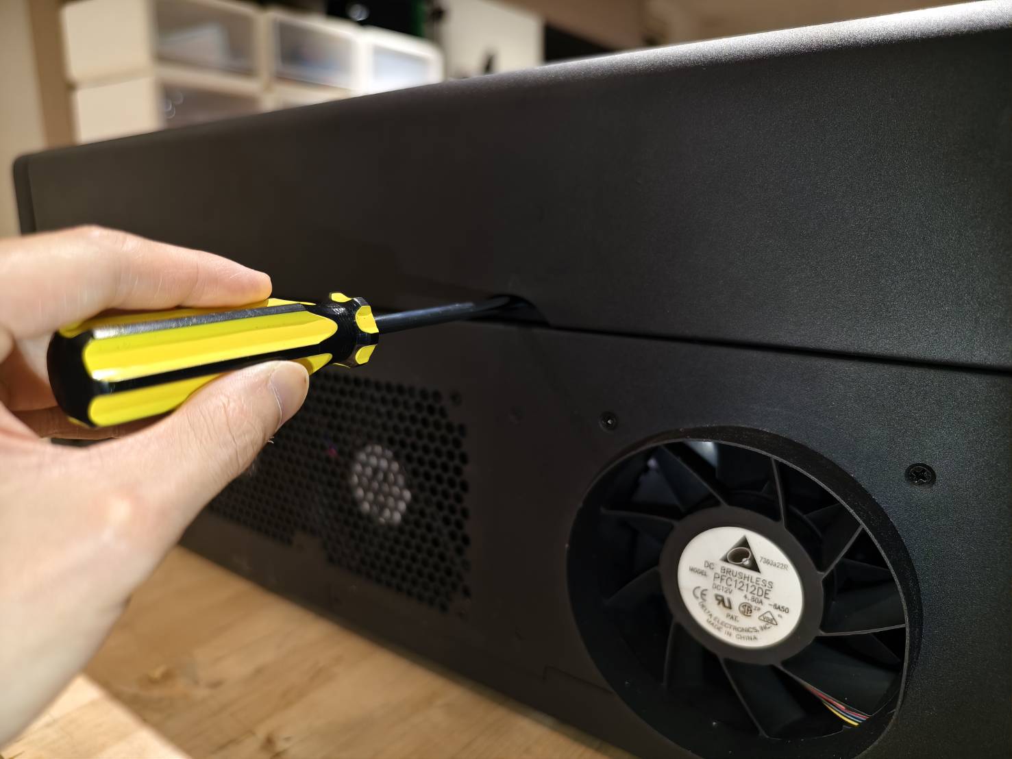 Remove back cover screws