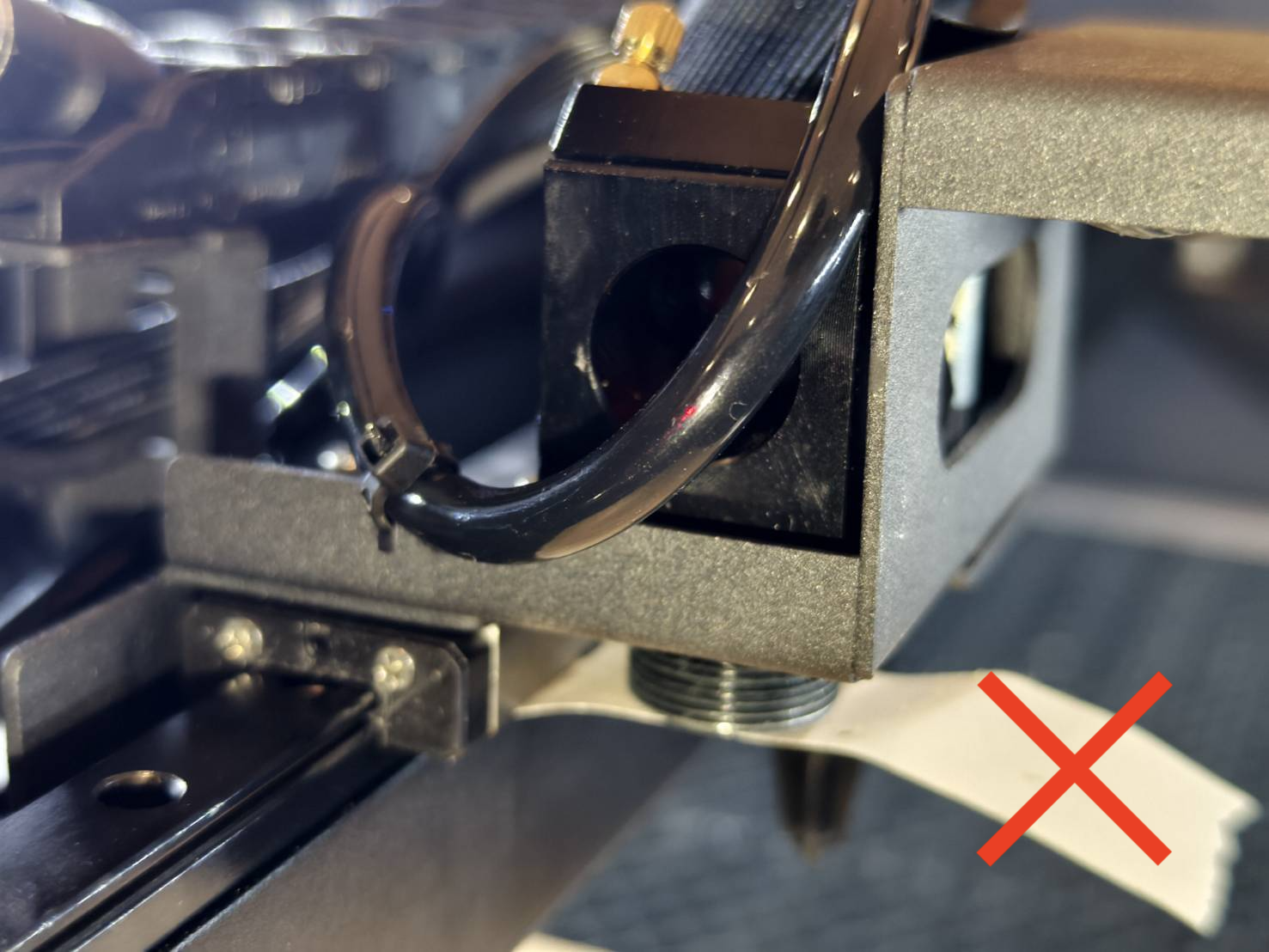 Incorrect Air Tube Position