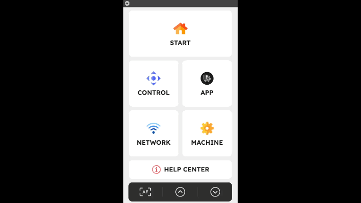 Laser Power Curve Tuning Menu
